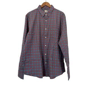 Faherty Mens Long Sleeve Ventura Button Up Shirt Size XXL Dusty Rose Western NWT